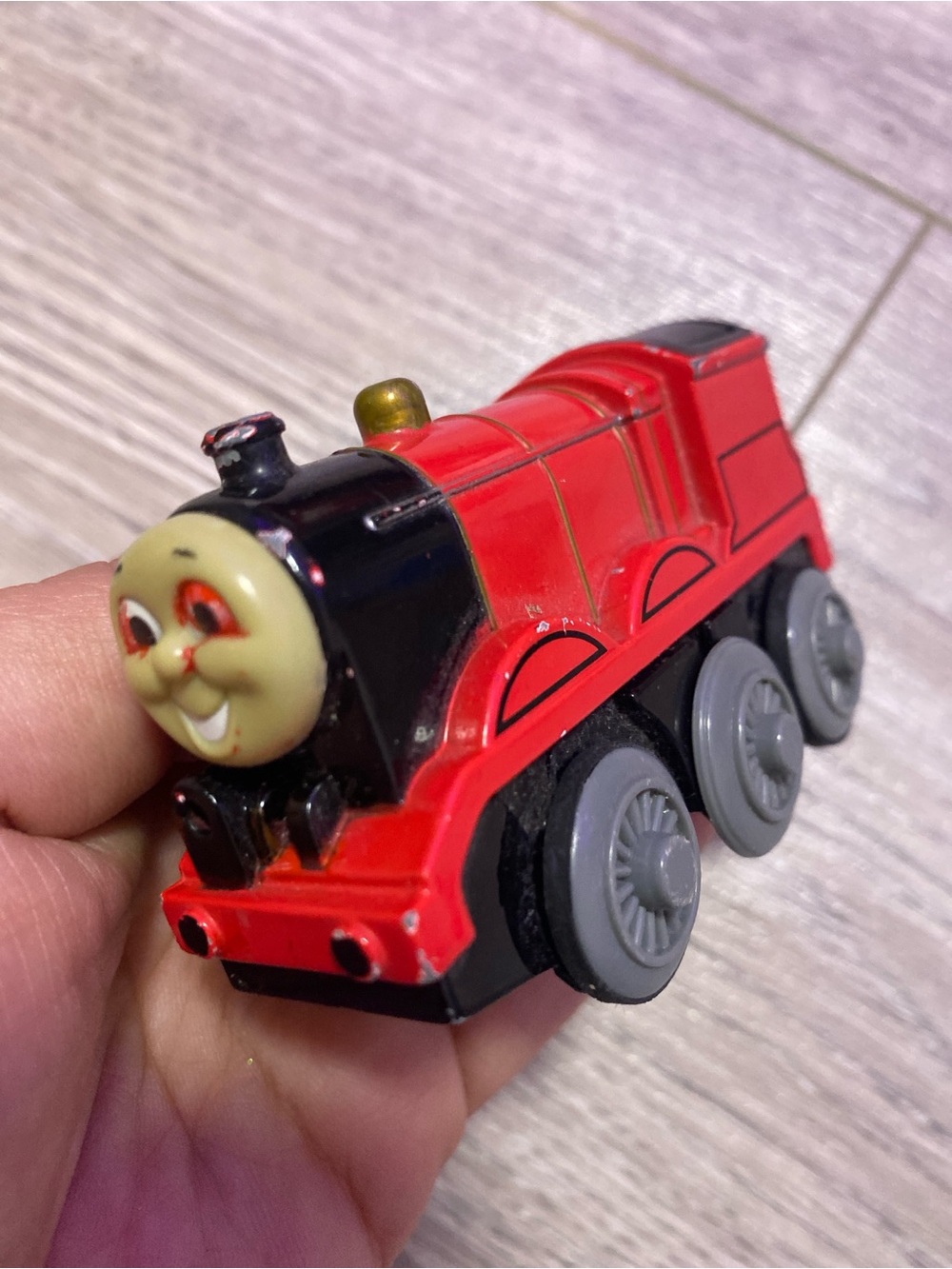 Red Toy Steam Engine Train - Kids Toy